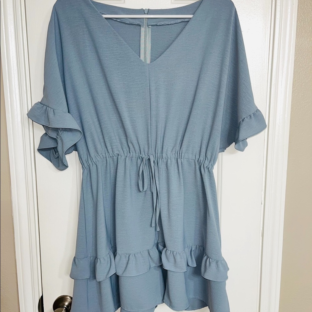 Amazon find size M blue romper